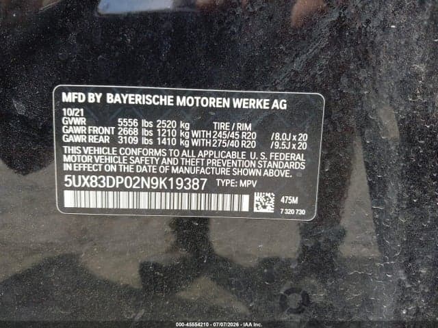 2022 BMW X3 M40I 9