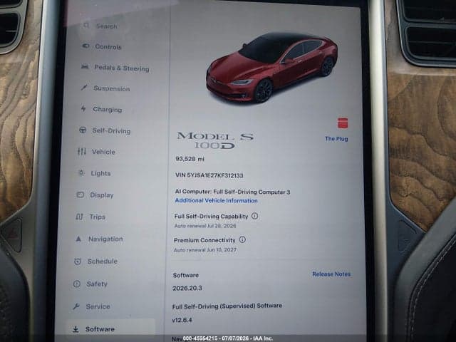 2019 TESLA MODEL S 7