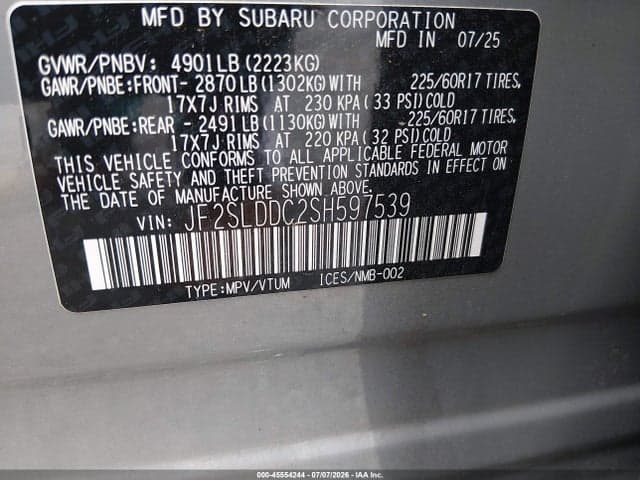2025 SUBARU FORESTER PREMIUM 9