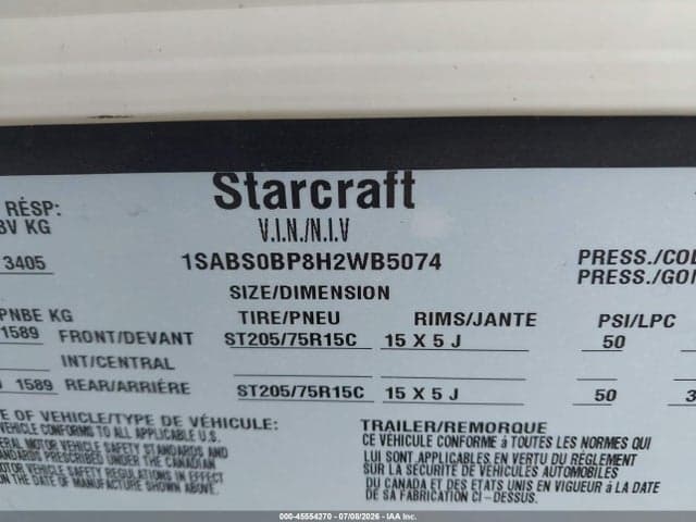 2017 STARCRAFT OTHER 9