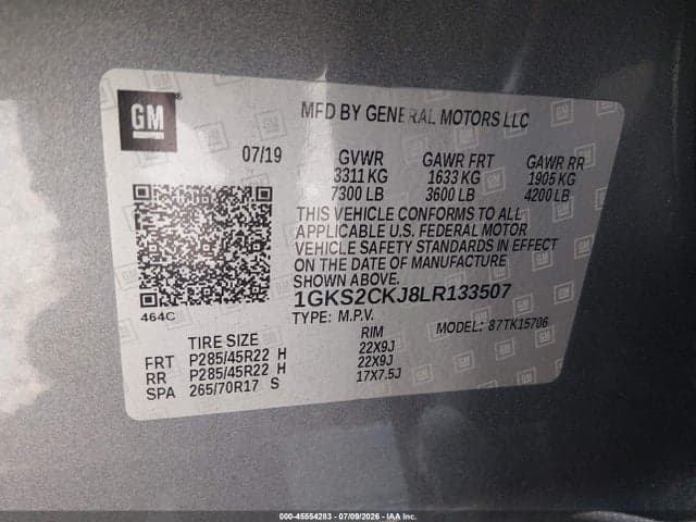 2020 GMC YUKON 4WD DENALI 9