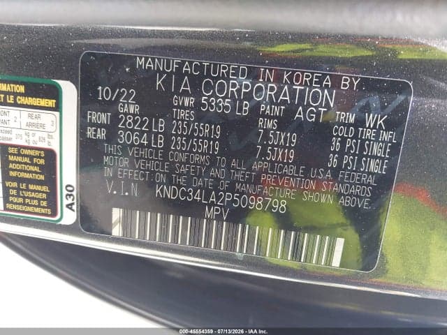 2023 KIA EV6 WIND 9