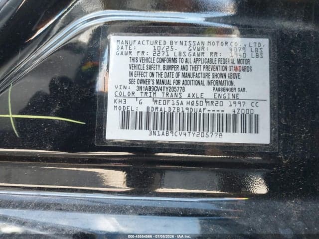 2026 NISSAN SENTRA SV 9