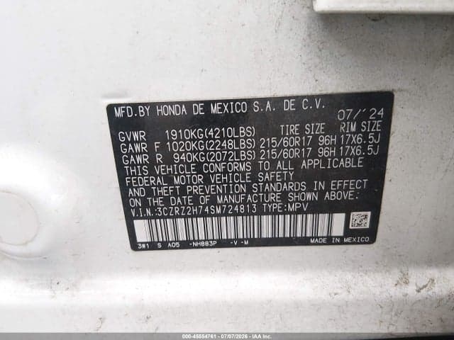 2025 HONDA HR-V AWD EX-L 9