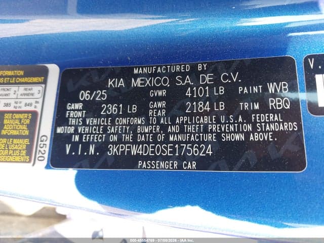 2025 KIA K4 GT-LINE 9