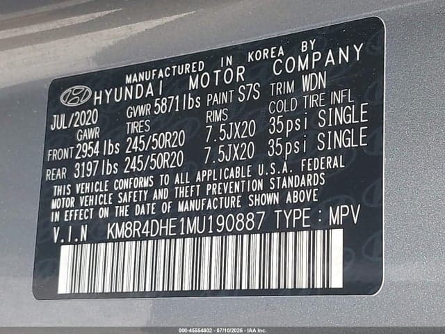 2021 HYUNDAI PALISADE SEL 9