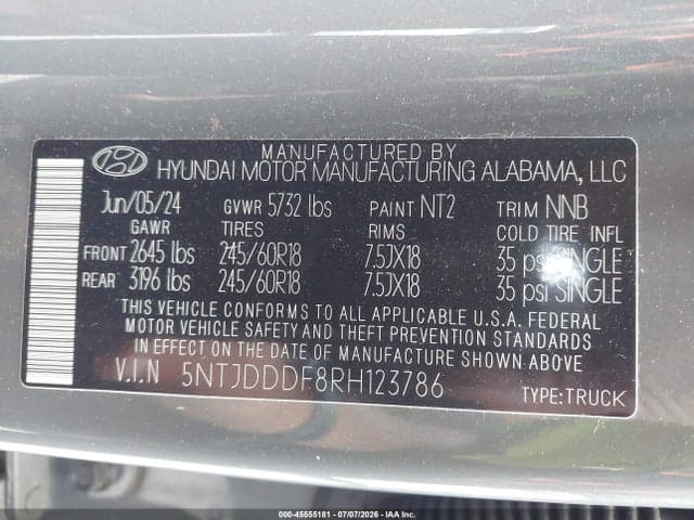 2024 HYUNDAI SANTA CRUZ XRT 9