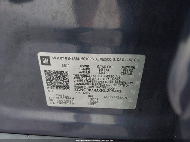 2019 CHEVROLET TRAX LS 9