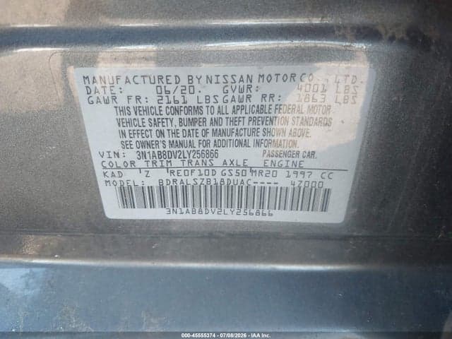2020 NISSAN SENTRA SR XTRONIC CVT 9