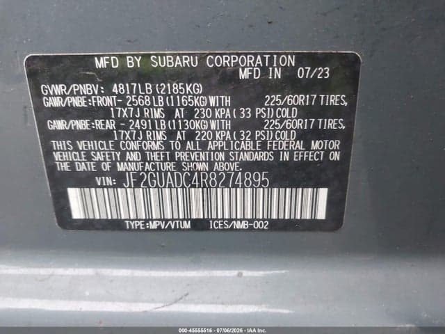 2024 SUBARU CROSSTREK PREMIUM 9