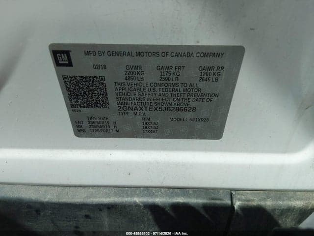 2018 CHEVROLET EQUINOX LT 9
