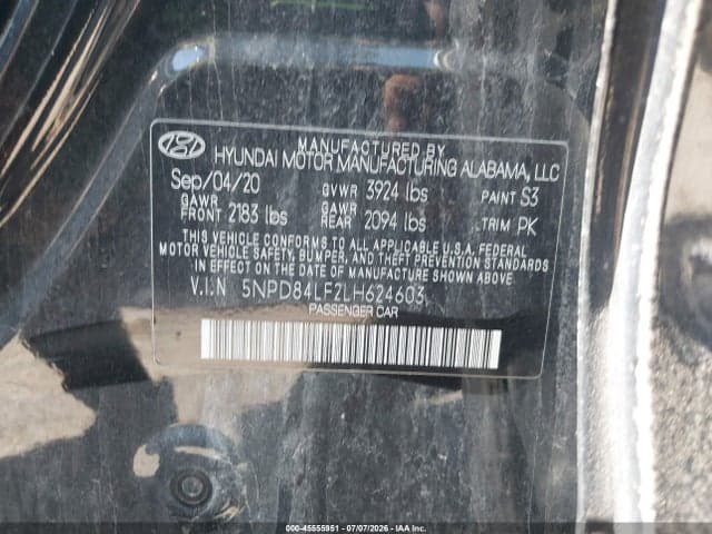 2020 HYUNDAI ELANTRA SEL 9