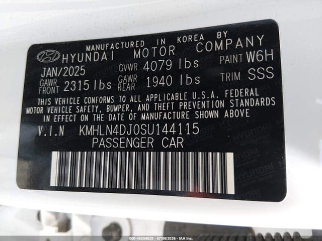 2025 HYUNDAI ELANTRA HYBRID LIMITED 9