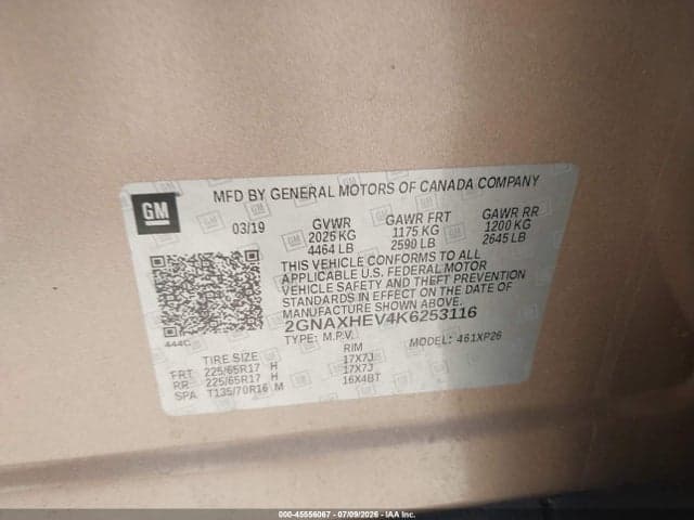 2019 CHEVROLET EQUINOX LS 9