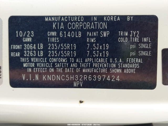 2024 KIA CARNIVAL MPV EX 9