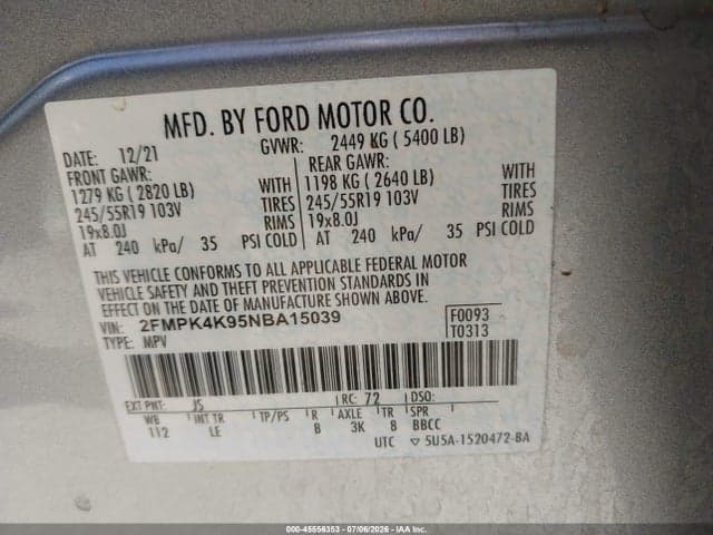2022 FORD EDGE TITANIUM 9