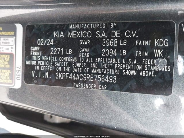 2024 KIA FORTE GT 9