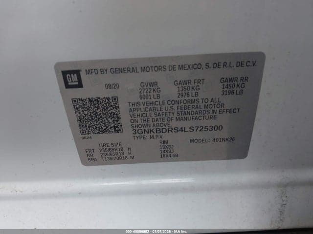 2020 CHEVROLET BLAZER FWD 3LT 9