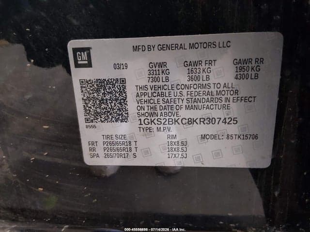 2019 GMC YUKON SLT 9