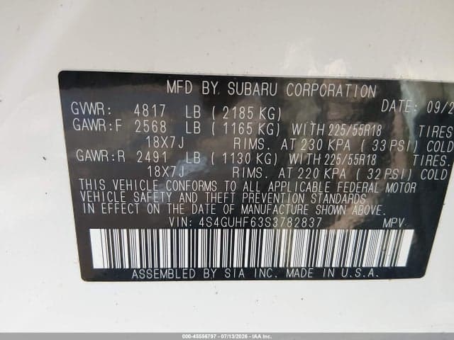 2025 SUBARU CROSSTREK SPORT 9