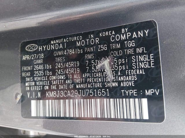 2018 HYUNDAI TUCSON VALUE 10