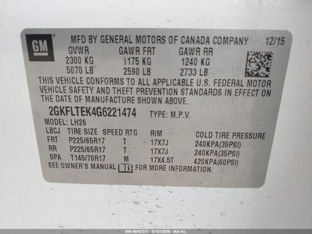 2016 GMC TERRAIN SLE-2 9