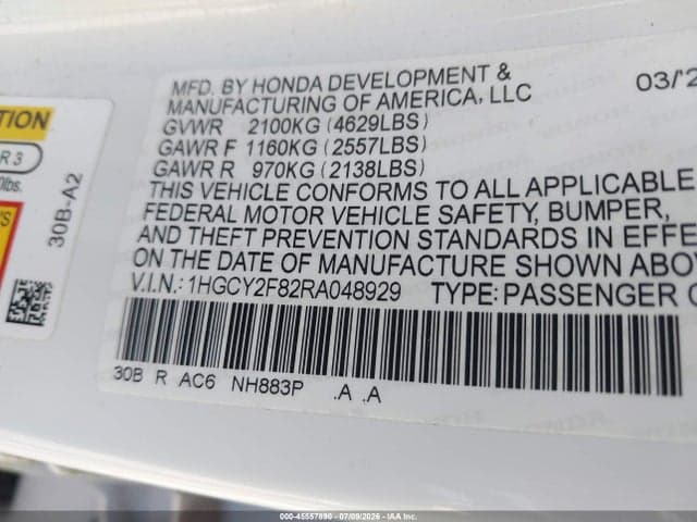 2024 HONDA ACCORD HYBRID TOURING 9