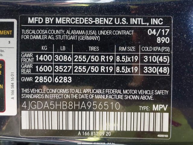 2017 MERCEDES-BENZ GLE 350 4MATIC 9