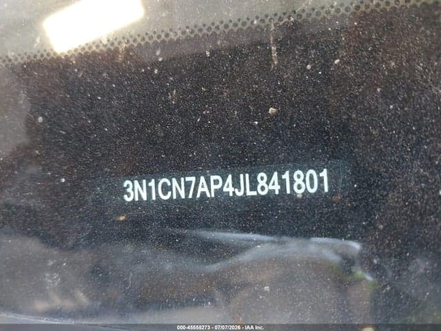 2018 NISSAN VERSA 1.6 S+ 9