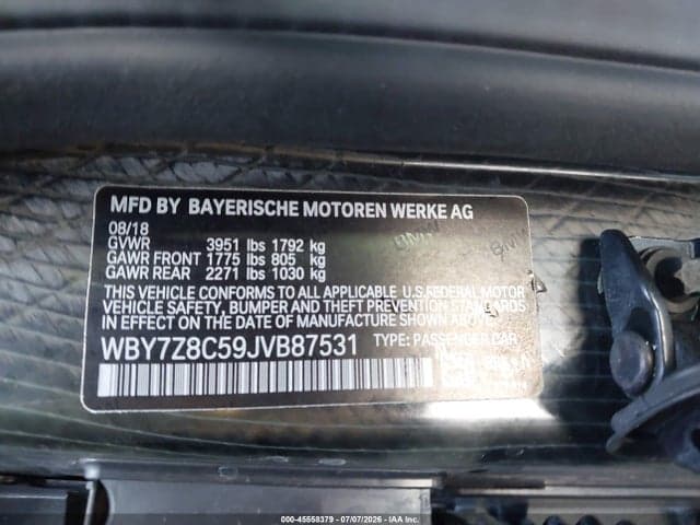 2018 BMW I3S 94AH W/RANGE EXTENDER 9