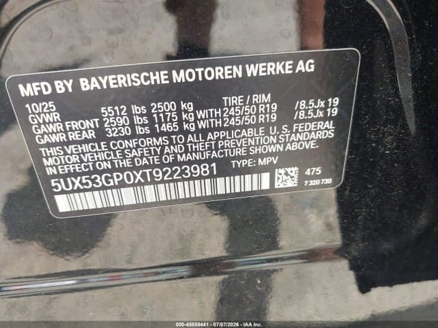 2026 BMW X3 30 XDRIVE 9