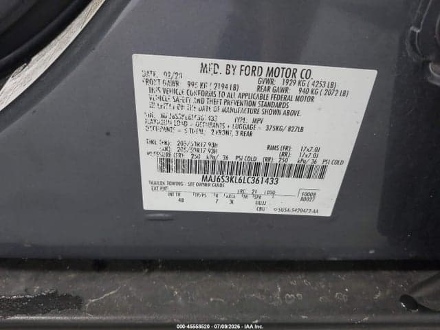 2020 FORD ECOSPORT TITANIUM 9