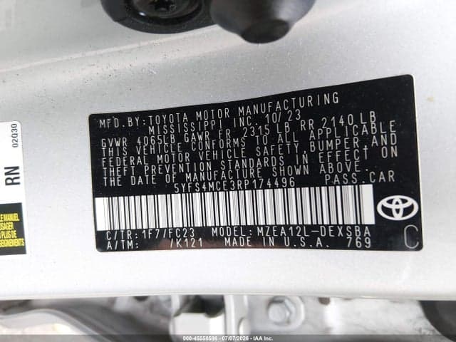 2024 TOYOTA COROLLA SE 9