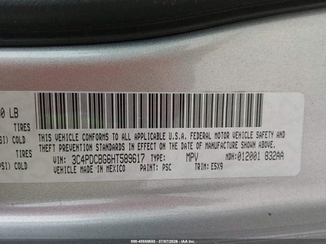 2017 DODGE JOURNEY SXT 9