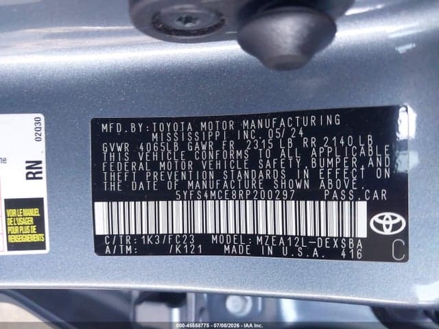 2024 TOYOTA COROLLA SE 9