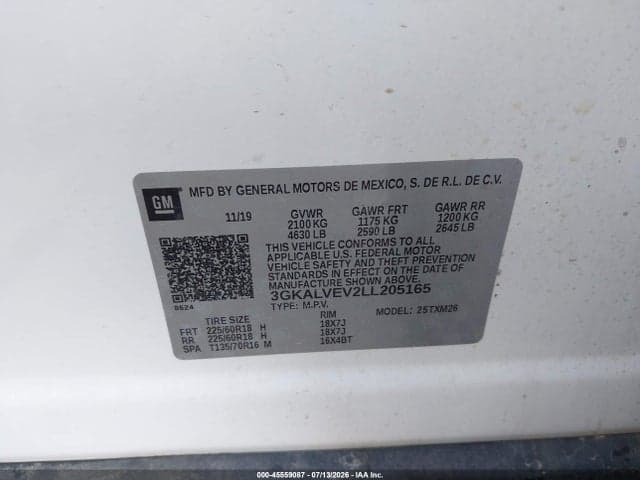 2020 GMC TERRAIN AWD SLT 9