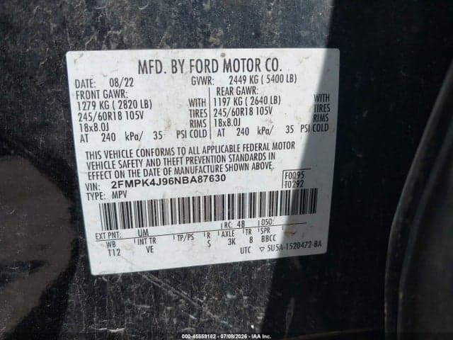 2022 FORD EDGE SEL 9