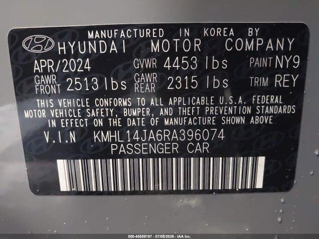 2024 HYUNDAI SONATA SEL 9