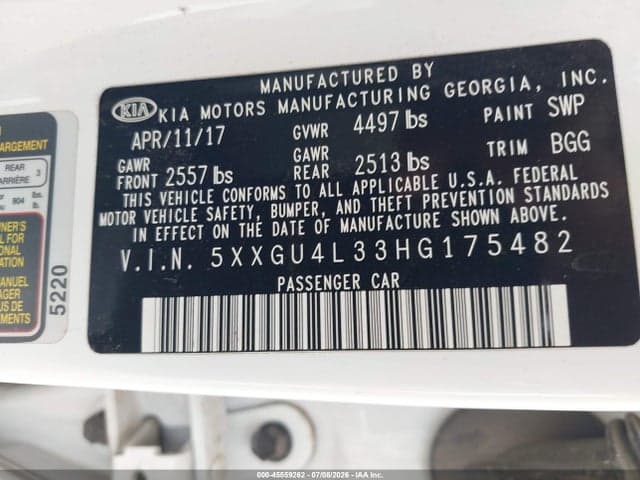 2017 KIA OPTIMA EX 9