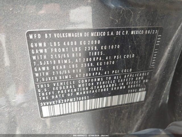 2023 VOLKSWAGEN TAOS 1.5T SE 9