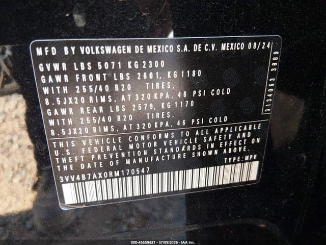 2024 VOLKSWAGEN TIGUAN 2.0T SEL R-LINE 9