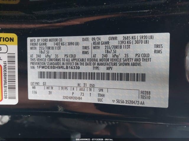 2024 FORD BRONCO OUTER BANKS 9