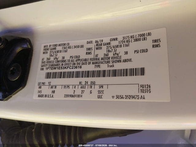 2019 FORD F-150 LARIAT 9