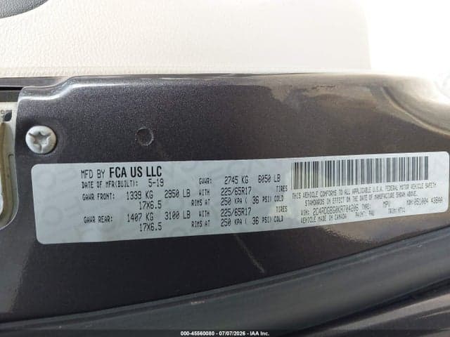 2019 DODGE GRAND CARAVAN SE 9