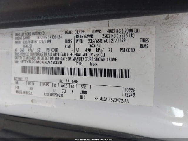 2019 FORD TRANSIT-250 9