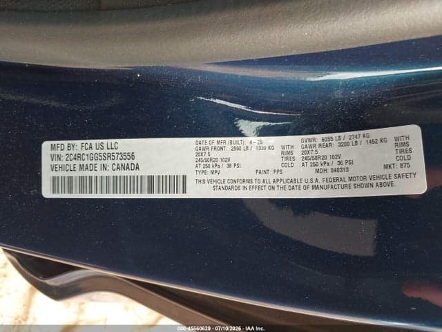 2025 CHRYSLER PACIFICA LIMITED 9