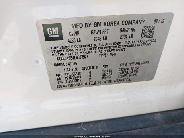 2020 BUICK ENCORE FWD PREFERRED 9