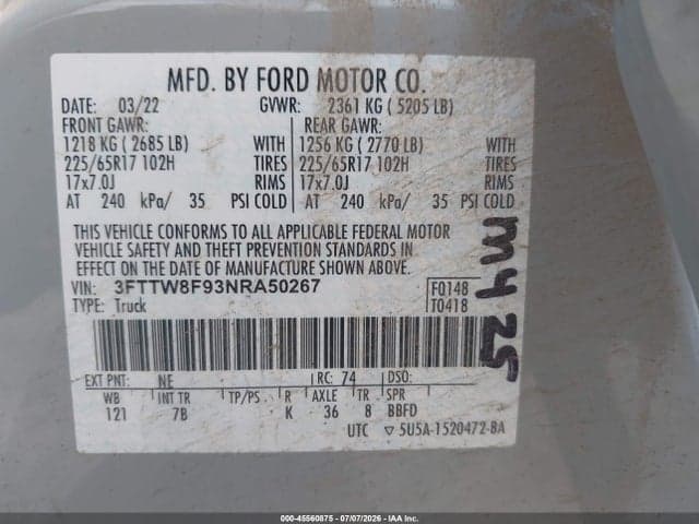 2022 FORD MAVERICK XLT 9