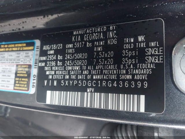 2024 KIA TELLURIDE SX PRESTIGE 9