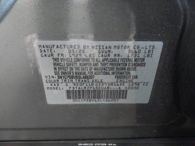 2025 NISSAN KICKS PLAY S 9
